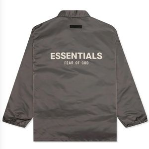FEAR OF GOD - NEVER WORN: ESSENTIALS COACHES JACKET - DESERT TAUPE